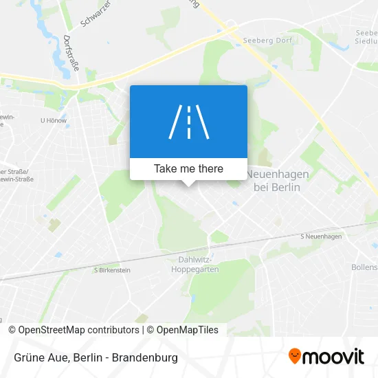 Карта Grüne Aue