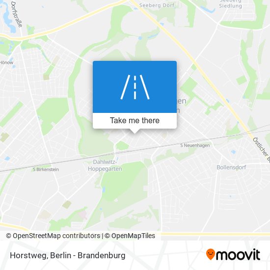 Horstweg map