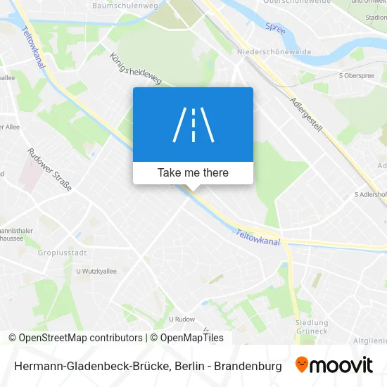 Карта Hermann-Gladenbeck-Brücke