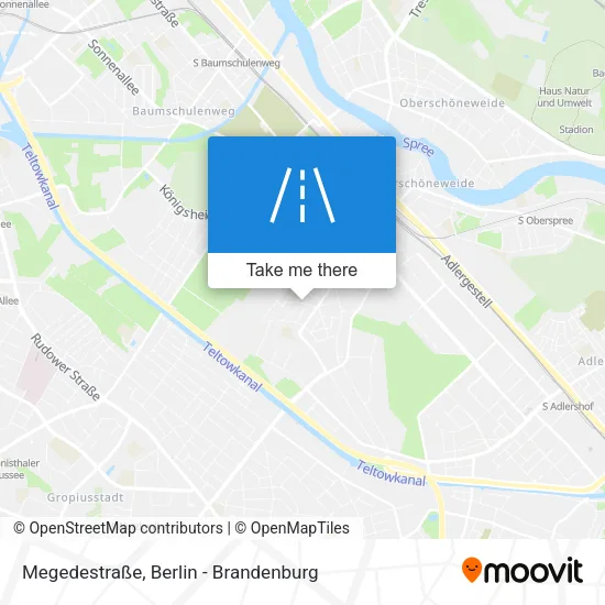 Карта Megedestraße