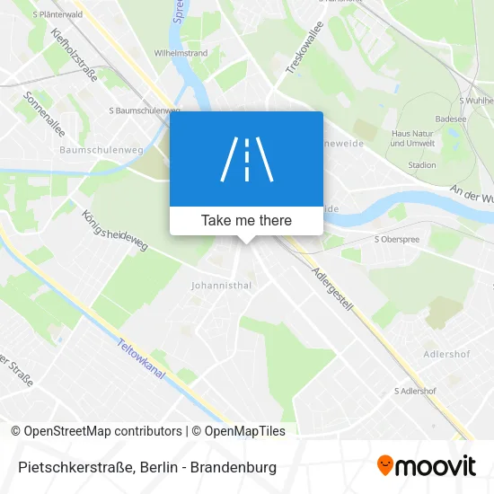Карта Pietschkerstraße