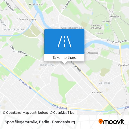 Sportfliegerstraße map