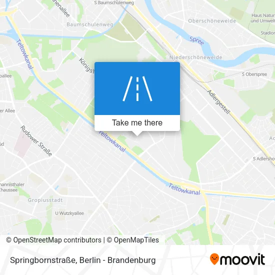 Карта Springbornstraße