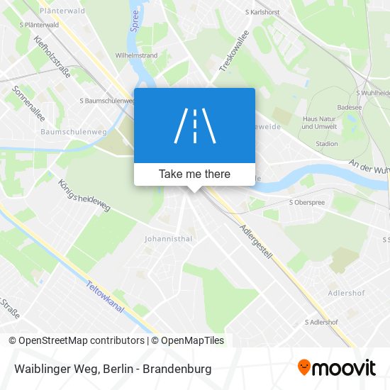 Waiblinger Weg map