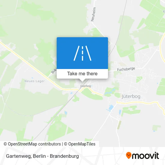 Карта Gartenweg