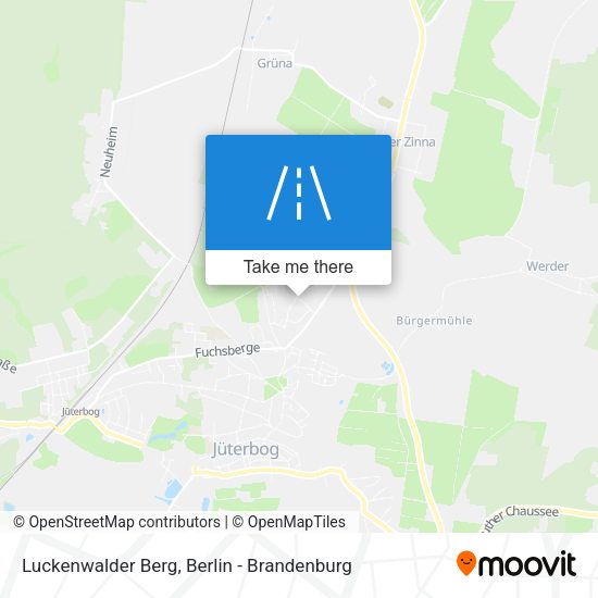 Luckenwalder Berg map