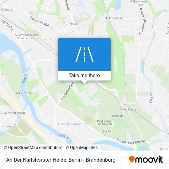 An Der Karlshorster Heide map
