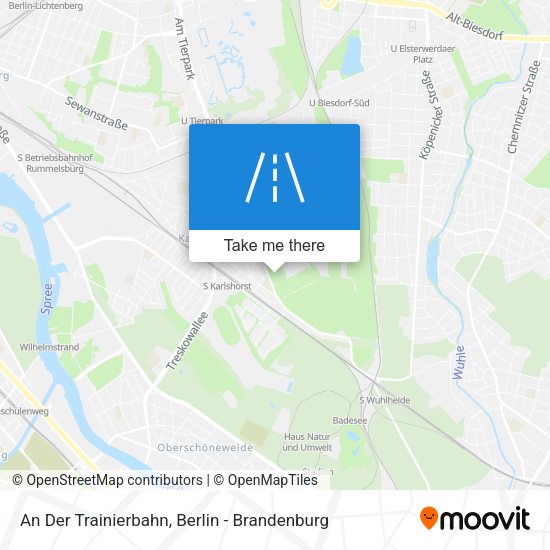 An Der Trainierbahn map