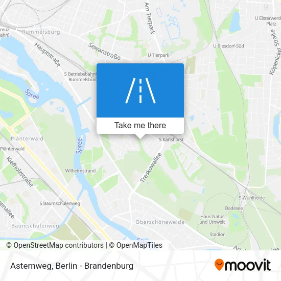 Карта Asternweg