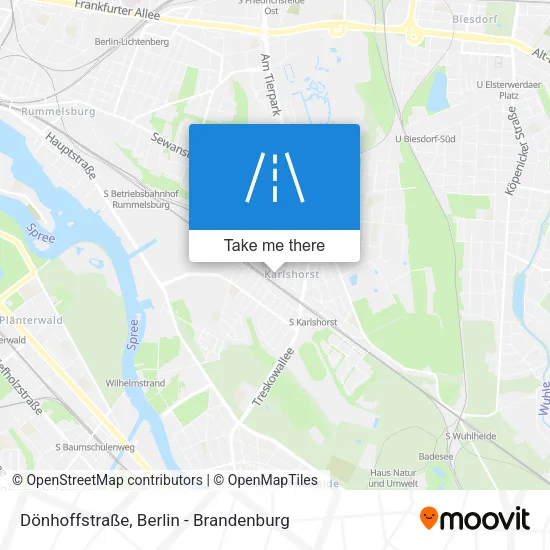 Карта Dönhoffstraße