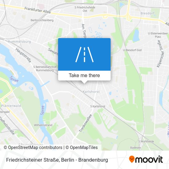 Friedrichsteiner Straße map
