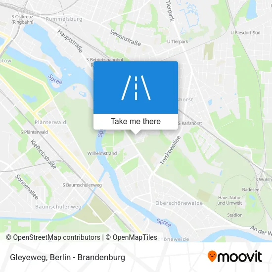 Gleyeweg map