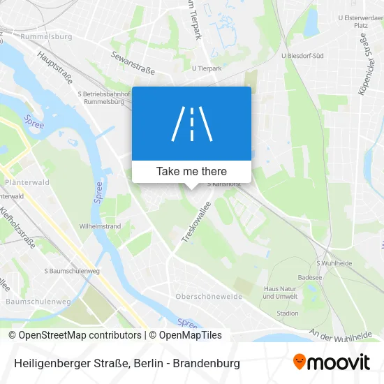 Карта Heiligenberger Straße