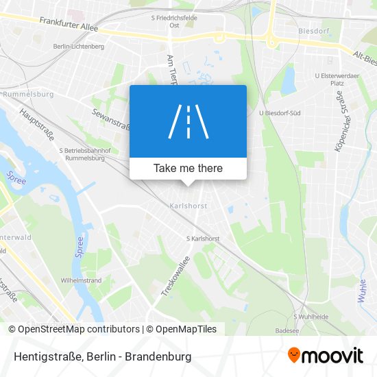 Hentigstraße map