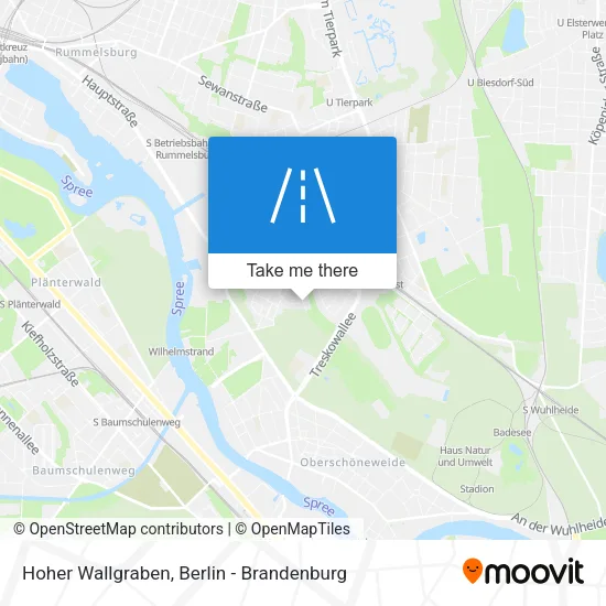 Hoher Wallgraben map