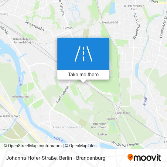 Карта Johanna-Hofer-Straße
