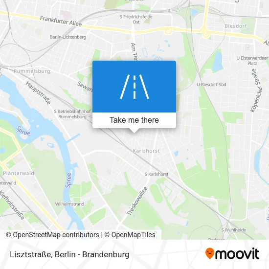 Карта Lisztstraße