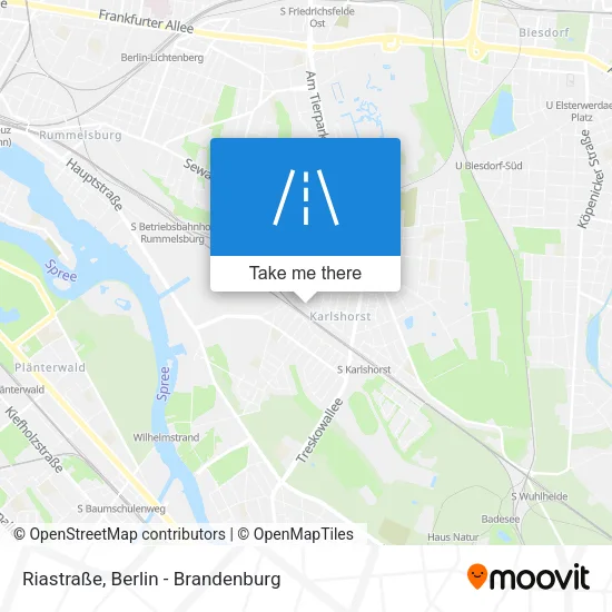 Riastraße map