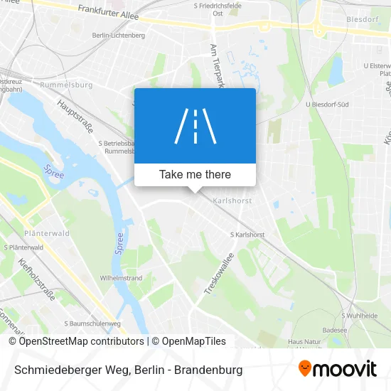 Карта Schmiedeberger Weg