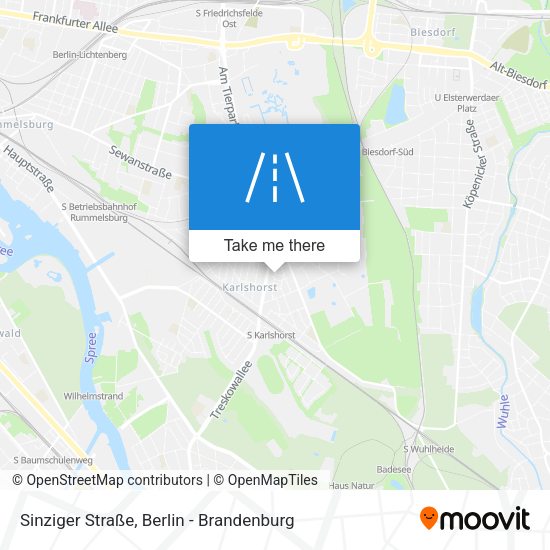Sinziger Straße map