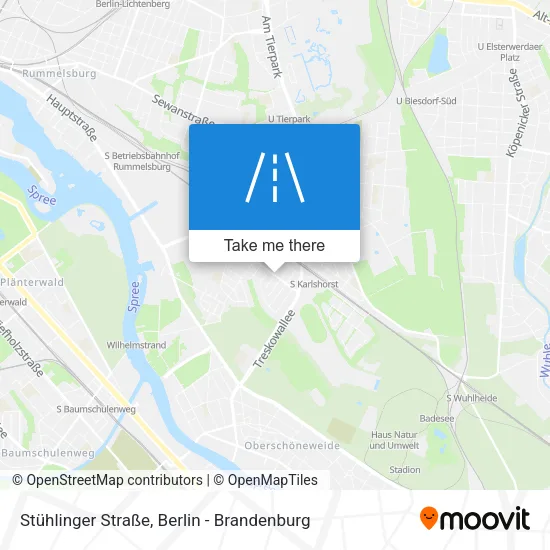 Stühlinger Straße map