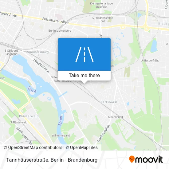 Карта Tannhäuserstraße