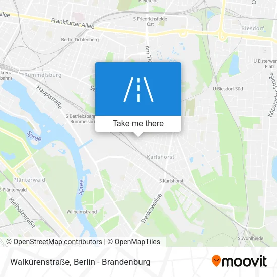 Walkürenstraße map