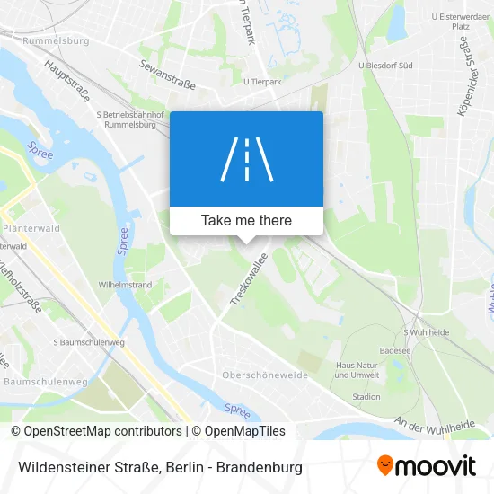 Карта Wildensteiner Straße