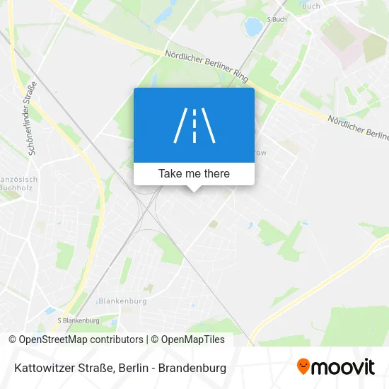 Карта Kattowitzer Straße