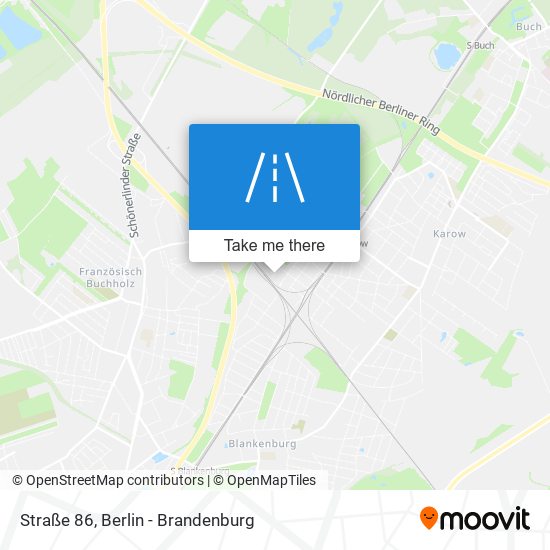 Straße 86 map