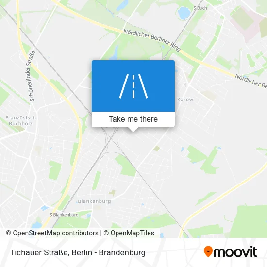 Карта Tichauer Straße