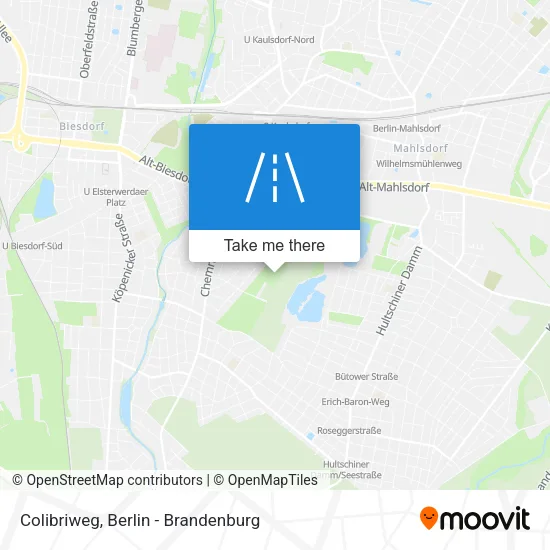 Карта Colibriweg