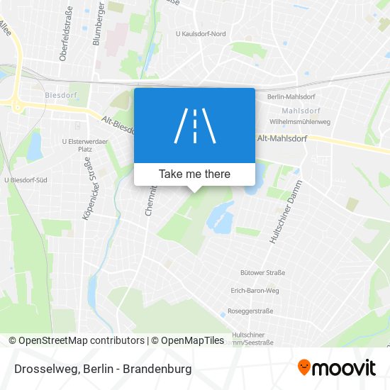 Drosselweg map