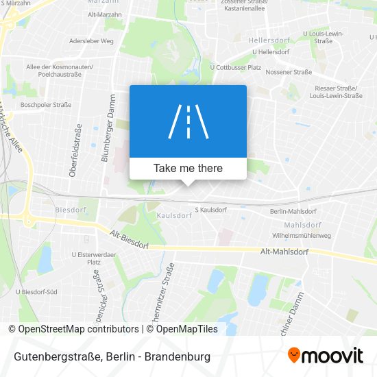 Gutenbergstraße map