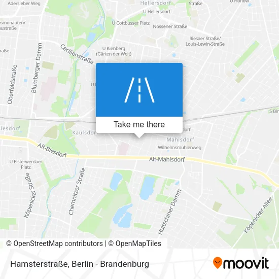Карта Hamsterstraße