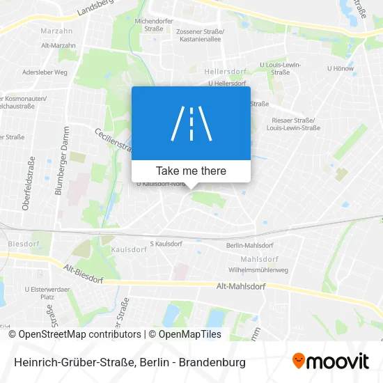 Карта Heinrich-Grüber-Straße