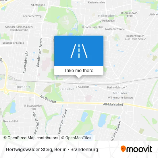 Карта Hertwigswalder Steig
