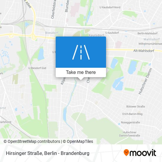 Hirsinger Straße map