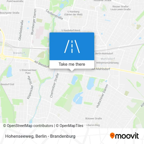 Карта Hohenseeweg