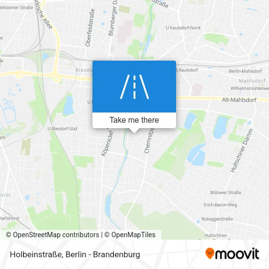 Карта Holbeinstraße
