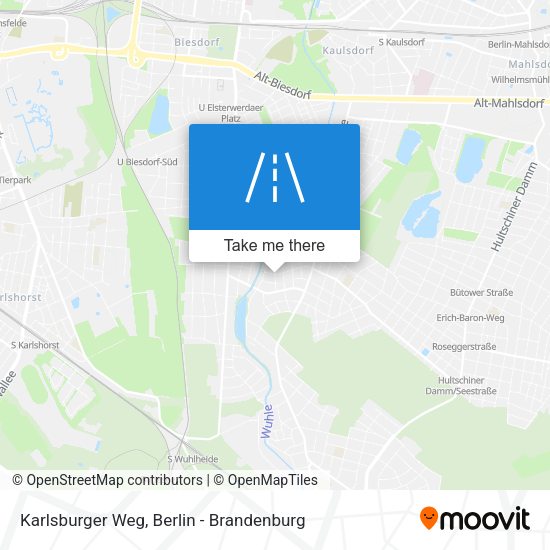 Karlsburger Weg map
