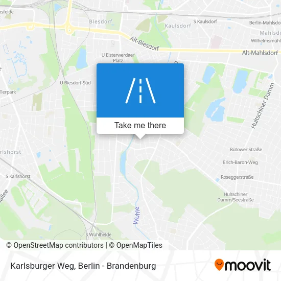 Карта Karlsburger Weg
