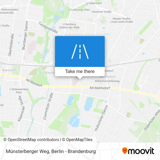 Карта Münsterberger Weg