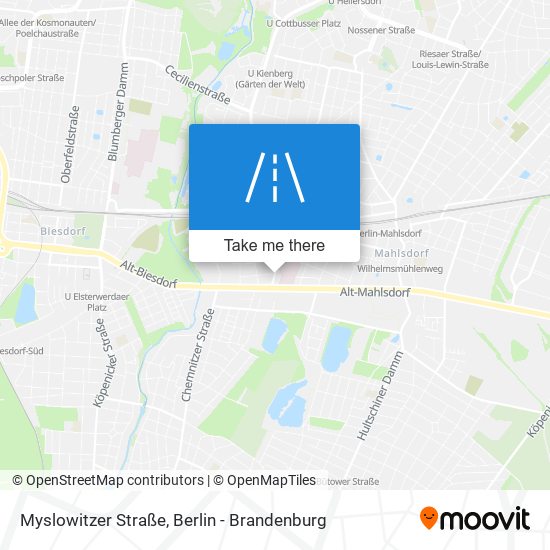 Myslowitzer Straße map