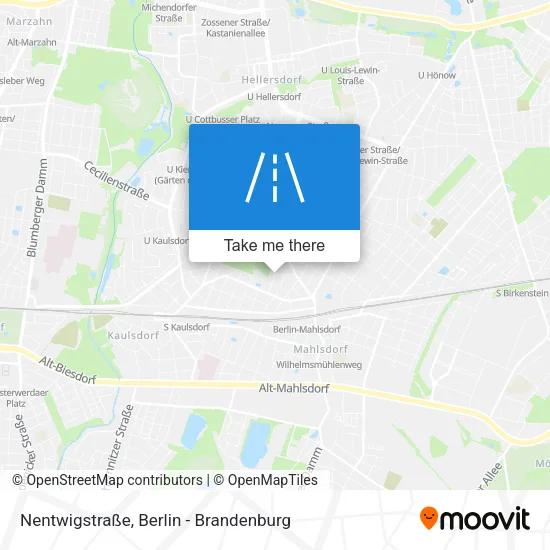 Карта Nentwigstraße