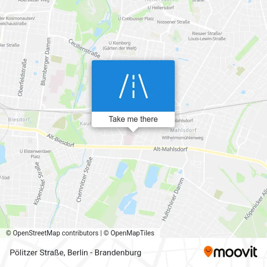 Карта Pölitzer Straße