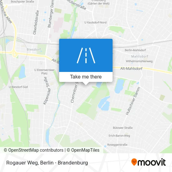 Карта Rogauer Weg