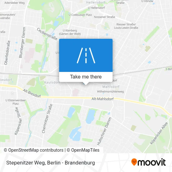Карта Stepenitzer Weg