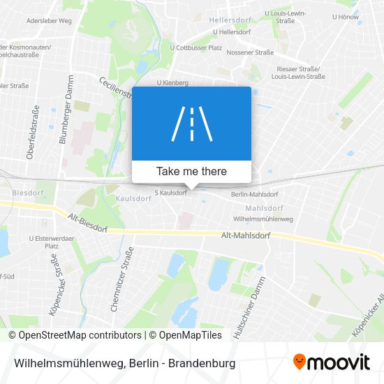 Wilhelmsmühlenweg map