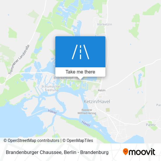 Brandenburger Chaussee map